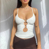 Litlookz Studio Y2K Baddie O-Ring Neck Top, view 3