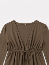 Litlookz Studio Y2K Baddie Plunge Mini Dress, view 5