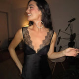 Litlookz Studio Y2K Baddie Satin Cami Top, view 2
