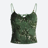 Litlookz Studio Y2K Baddie Sequined Top, view 3