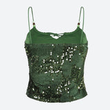 Litlookz Studio Y2K Baddie Sequined Top, view 4