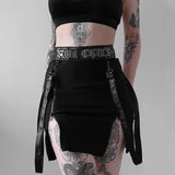Litlookz Studio Y2K Baddie Zipper Mini Skirt, view 3