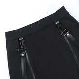 Litlookz Studio Y2K Baddie Zipper Mini Skirt, view 5