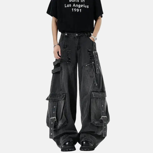 Litlookz Studio Y2K Baggy Cargo Jeans