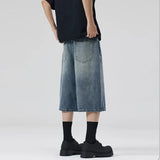 Litlookz Studio Y2K Baggy Denim Jorts, view 6