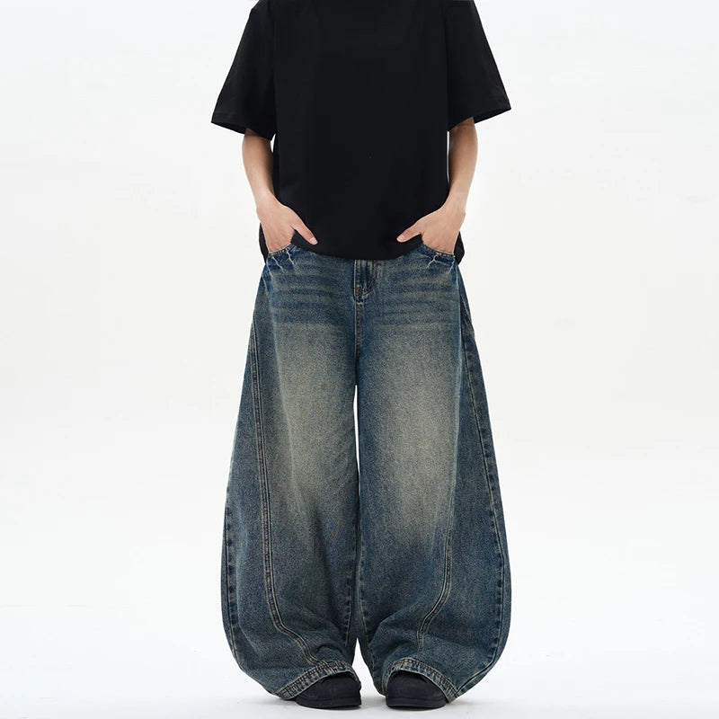 Litlookz Studio Y2K Balloon Leg Jeans