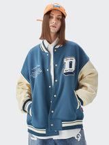 Litlookz Studio Y2K Baseball Varsity Jacket, view 2