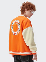 Litlookz Studio Y2K Baseball Varsity Jacket, view 5