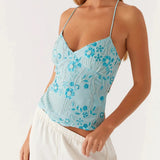 Litlookz Studio Y2K Beaded Backless Top, view 6