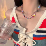 Litlookz Studio Y2K Beaded Pin Necklace, view 2