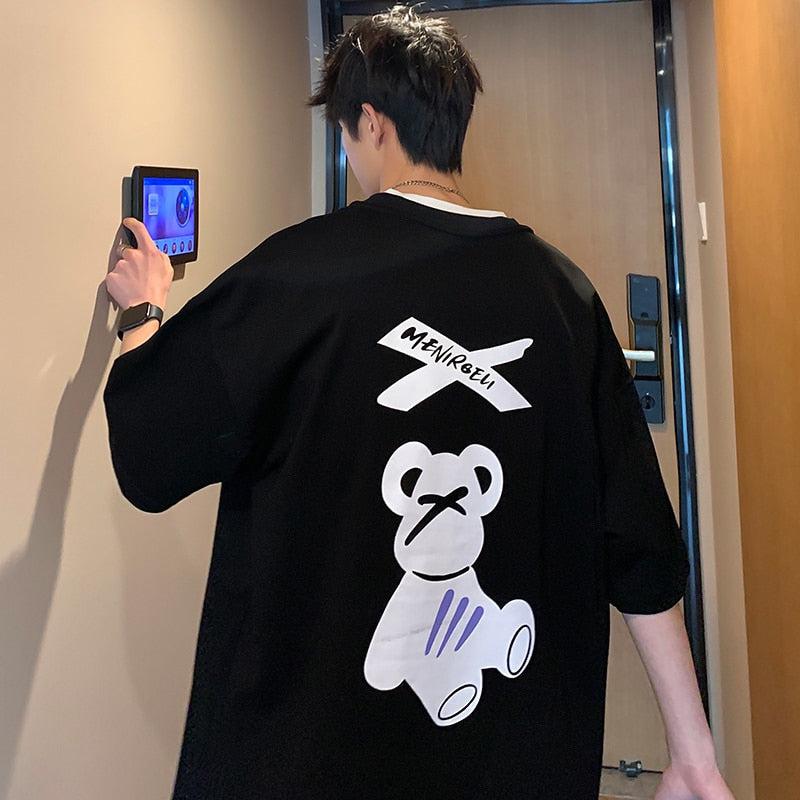 Litlookz Studio Y2K Bear Silhouette Tee