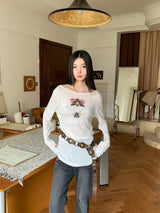 Litlookz Studio Y2K Beetle & Orchid Top, view 3