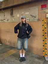 Litlookz Studio Y2K Bermuda Shorts, view 2