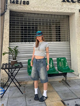 Litlookz Studio Y2K Bermuda Shorts, view 5