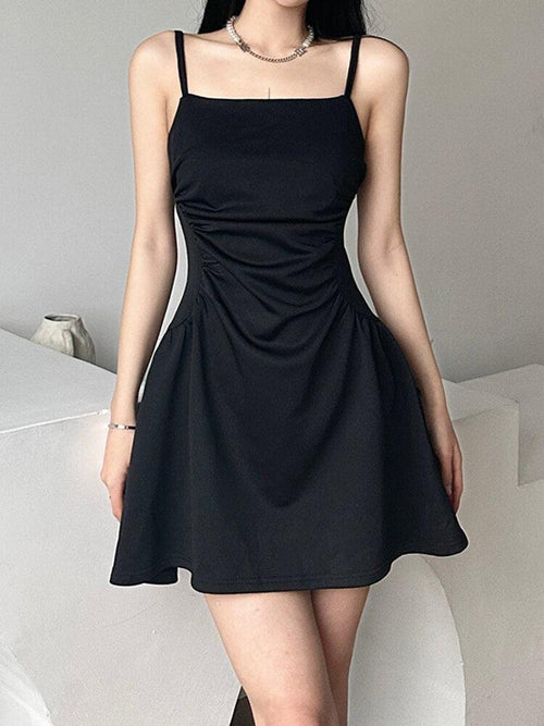 Litlookz Studio Y2K Black Mini Dress