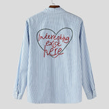 Litlookz Studio Y2K Blue Striped Shirt, view 5