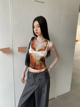 Litlookz Studio Y2K Body Printed Tank Top, view 2