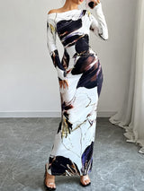 Litlookz Studio Y2K Bodycon Long-Sleeve Maxi Dress, view 3