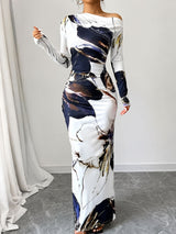 Litlookz Studio Y2K Bodycon Long-Sleeve Maxi Dress, view 4