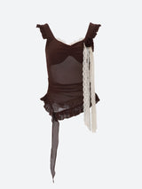 Litlookz Studio Y2K Boho Sheer Top, view 3