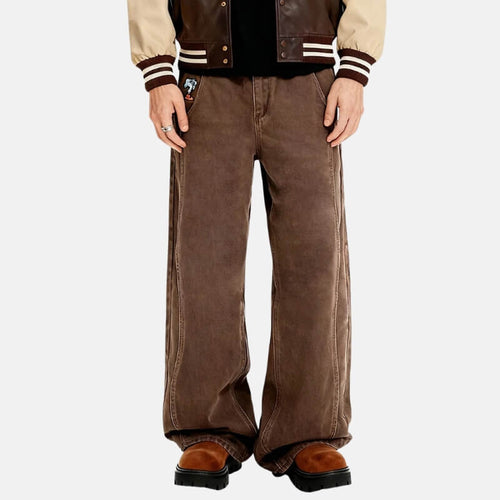 Litlookz Studio Y2K Brown Wash Jeans