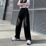Litlookz Studio Y2K Butterfly Cut-Out Pants, view 6