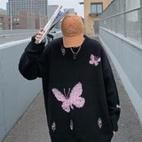 Litlookz Studio Y2K Butterfly Knitted Sweater, view 3