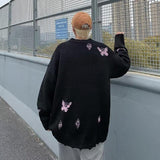 Litlookz Studio Y2K Butterfly Knitted Sweater, view 4