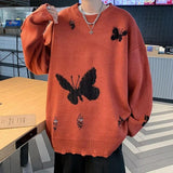 Litlookz Studio Y2K Butterfly Knitted Sweater, view 6