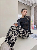 Litlookz Studio Y2K Butterfly Mesh Top, view 2