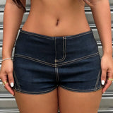 Litlookz Studio Y2K Butterfly Micro Shorts, view 2