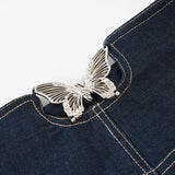 Litlookz Studio Y2K Butterfly Micro Shorts, view 5