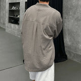 Litlookz Studio Y2K Button Up Striped Shirt, view 6