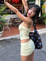 Litlookz Studio Y2K Cami & Mini Skirt Set, view 5
