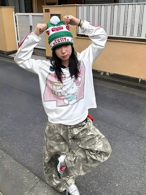Litlookz Studio Y2K Camo Baggy Pants