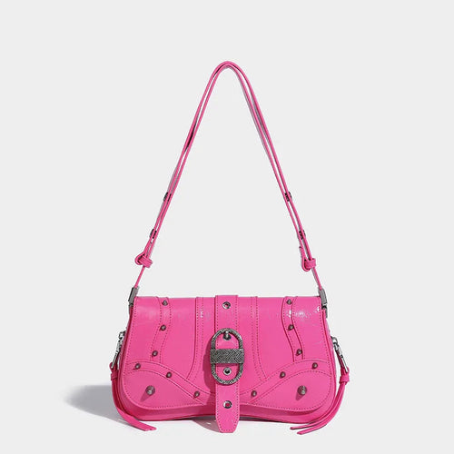 Litlookz Studio Y2K Candy Belted Baguette Bag