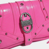 Litlookz Studio Y2K Candy Belted Baguette Bag, view 6