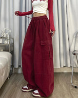 Litlookz Studio Y2K Cargo Drawstring Pants, view 3