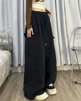 Litlookz Studio Y2K Cargo Drawstring Pants, view 4