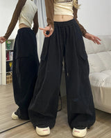 Litlookz Studio Y2K Cargo Drawstring Pants, view 6