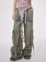 Litlookz Studio Y2K Cargo Jeans, view 4