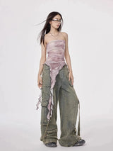 Litlookz Studio Y2K Cargo Jeans, view 5