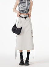 Litlookz Studio Y2K Cargo Midi Skirt, view 2