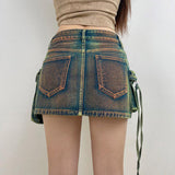 Litlookz Studio Y2K Cargo Mini Skirt, view 2