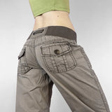 Litlookz Studio Y2K Cargo Utility Pants, view 2