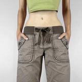 Litlookz Studio Y2K Cargo Utility Pants, view 3