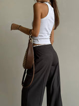 Litlookz Studio Y2K Casual Tailored Pants, view 2