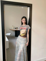 Litlookz Studio Y2K Cat Graphic Sheer Top, view 5