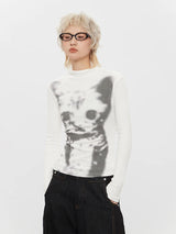 Litlookz Studio Y2K Cat High Neck Top, view 5