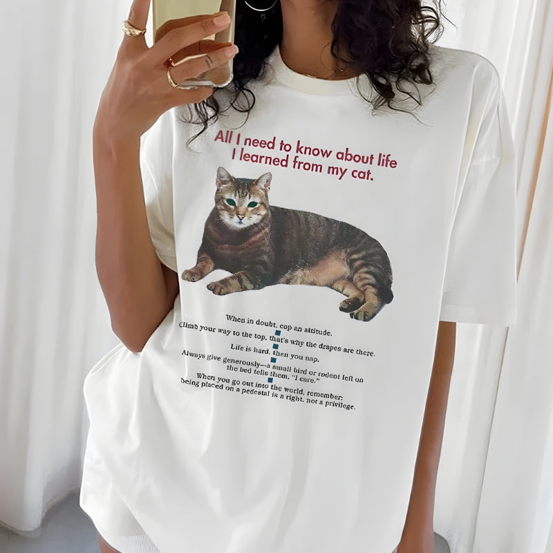 Litlookz Studio Y2K Cat Tee
